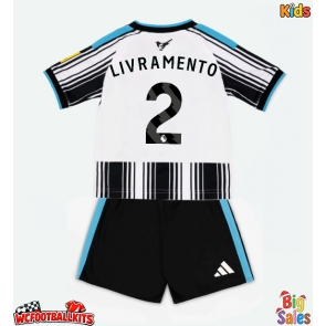 Newcastle United Tino Livramento #2 Replica Home Stadium Kit for Kids 2026-27 Short Sleeve (+ pants)